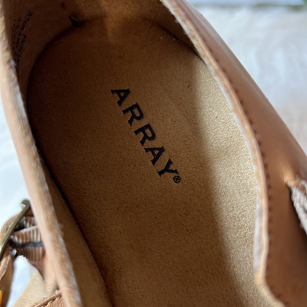 🎉HP🎉Array Leather Sandals - Picture 6 of 12